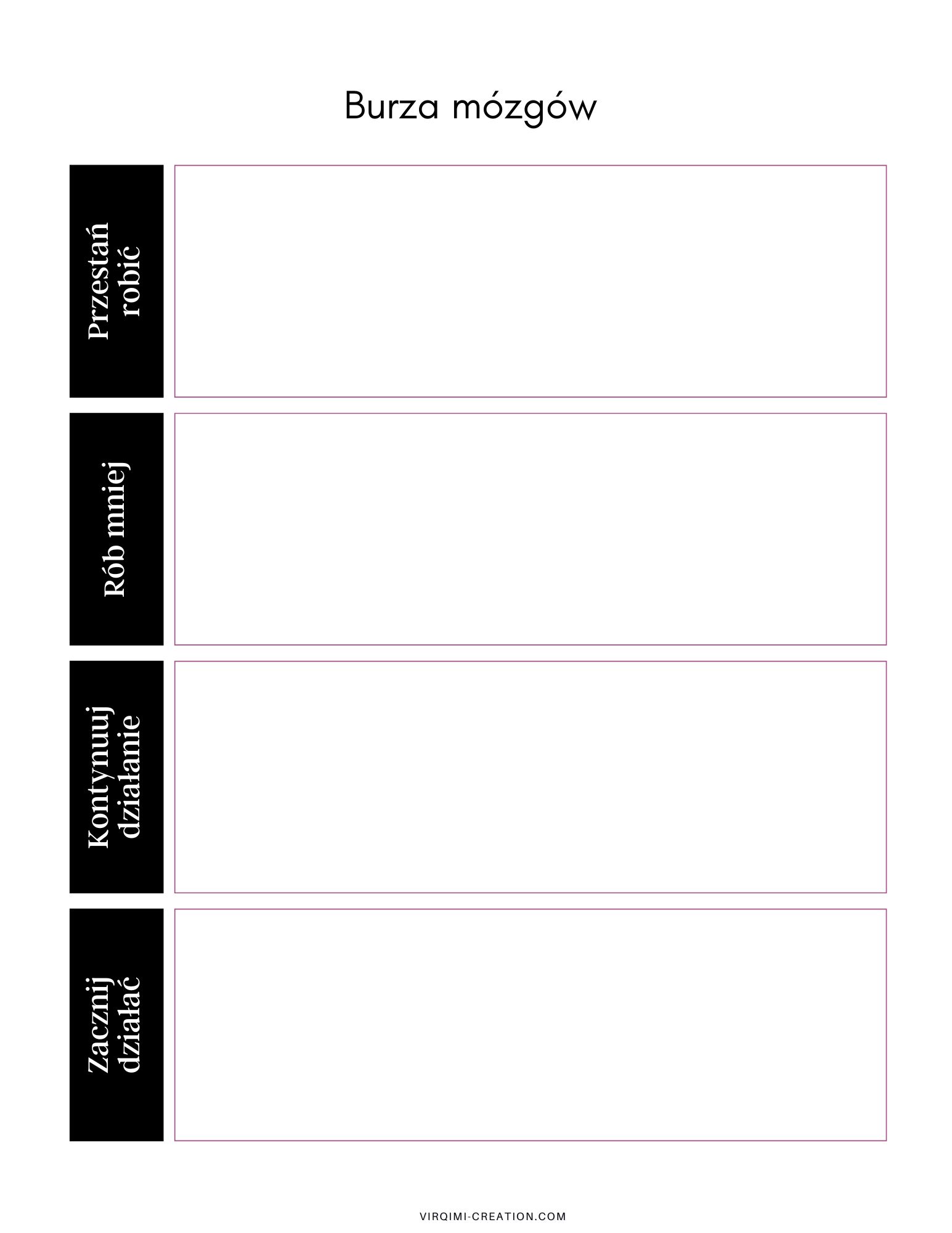 Planer rozwoju osobistego (Introspekcja)